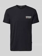 Koszulki męskie - T-shirt z nadrukiem z logo model ‘KASBA’ - miniaturka - grafika 1
