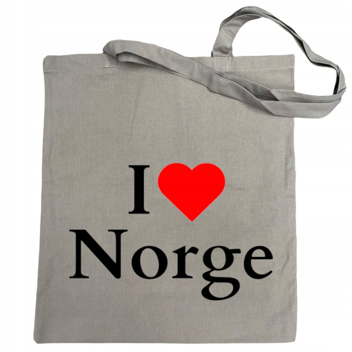 Torba na zakupy I Love Norge Kocham Norwegie Skandynawia