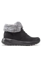 Botki damskie - Skechers Botki On The Go Joy 144042/BKGY Czarny - miniaturka - grafika 1
