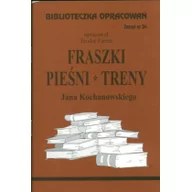Lektury szkoła podstawowa - Biblios Biblioteczka Opracowań Fraszki, Pieśni, Treny Jana Kochanowskiego - Teodor Farent - miniaturka - grafika 1