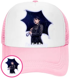 CZAPKA Z DASZKIEM WEDNESDAY DLA DZIECI LATO RÓŻOWA BEJSBOLÓWKA - Czapki i chusty sportowe męskie CZAPKA Z DASZKIEM WEDNESDAY DLA DZIECI LATO RÓŻOWA BEJSBOLÓWKA - Czapki i chusty sportowe męskie - miniaturka - grafika 1