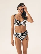 Stroje kąpielowe - Góra od bikini push-up Zibraz Esotiq kremowy 80D - miniaturka - grafika 1