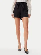 Spodnie sportowe damskie - Guess Szorty materiałowe W5GD1RWG4C2 Czarny Regular Fit - miniaturka - grafika 1