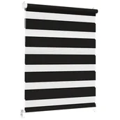 Rolety - Roleta dzień noc Classic Click 66 x 215 cm czarna - miniaturka - grafika 1