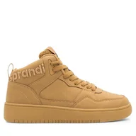 Buty dla chłopców - Sneakersy Sprandi HEAT MID BPRS-22M03102-2 Brązowy - miniaturka - grafika 1