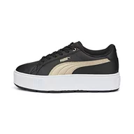 Trampki damskie - PUMA Damskie trampki Karmen Space Metallics, Puma Black Puma Gold Puma White, 38 EU - miniaturka - grafika 1