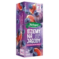 Herbata - Herbapol Intensywnie owocowa herbatka idziemy na jagody 40 g (20 x 2 g) - miniaturka - grafika 1