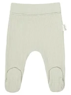 Śpiochy dla niemowląt - Niemowlęce półśpiochy bawełniane w prążek oliwkowe Nicol,r.56 - miniaturka - grafika 1