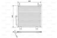 Chłodnice - Chłodnica klimatyzacji VALEO 822591 9531076G20 SUZUKI - miniaturka - grafika 1