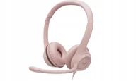 Słuchawki - Logitech H390 Rose USB 94dB Słuchawki Z Mikrofonem - miniaturka - grafika 1