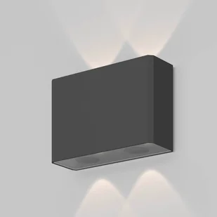 Kinkiet ścienny Show O433WL-L4GF3K IP54 LED 4W 3000K góra-dół grafitowy - Lampy ogrodowe - miniaturka - grafika 1