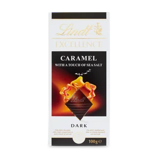 Lindt EXCELLENCE Caramel with Sea Salt 100g - Czekolada - miniaturka - grafika 1