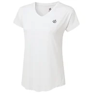 Koszulki sportowe damskie - Koszulka damska Dare 2b Vigilant Tee Rozmiar: XXXL / Kolor: biały - miniaturka - grafika 1