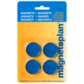 Magnesy - MAGNETOPLAN Magnesy Discofix Standard 0.7 kg 30 mm 4szt granat 16642414 - miniaturka - grafika 1