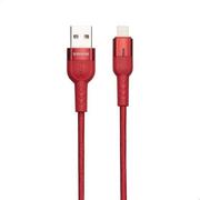 Kable USB - Borofone Starlight - kabel połączeniowy USB do Lightning 1.2 m (czerwony) - miniaturka - grafika 1