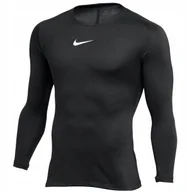 Koszulki męskie - Koszulka Męska Nike z Długim Rękawem Sportowa Treningowa - miniaturka - grafika 1