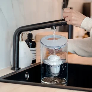 Wessper AquaMax Crystalline 2,5L Szary szklany dzbanek filtrujący z 3 wkładami - Dzbanki filtrujące - miniaturka - grafika 10