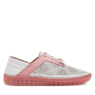 Półbuty Manitu 840074 Biały - Półbuty damskie - miniaturka - grafika 1