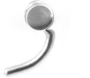 Kolczyk srebrny 8202 1015 - Piercing - miniaturka - grafika 1