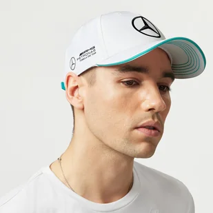 Czapka męska baseballowa biała Team Mercedes AMG F1 2023 - Baseball, krykiet, palant - miniaturka - grafika 6