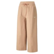 Dresy damskie - Spodnie dresowe damskie Puma Her Straight beżowe 67311389-S - miniaturka - grafika 1