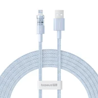 Kable USB - Kabel Baseus Gem 2.4a 2m (niebieski) - miniaturka - grafika 1