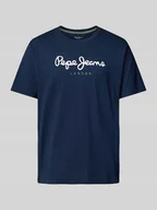 Koszulki męskie - T-shirt z nadrukiem z logo - miniaturka - grafika 1