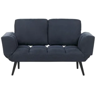 Sofa rozkładana ciemnoniebieska BREKKE - Sofy i kanapy - miniaturka - grafika 1