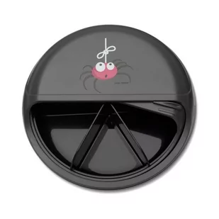 CARL OSCAR Carl Oscar Rotable SnackDISC 5 komorowy obrotowy pojemnik na przekąski Grey - Spider - Lunch boxy - miniaturka - grafika 1
