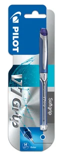 Pilot Cienkopis kulkowy, Hi-Tecpoint V5 Grip, niebieski - Cienkopisy - miniaturka - grafika 1