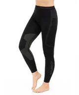 Spodnie narciarskie - Damskie Spodnie Termoaktywne Brubeck Dry - Czarny/Grafitowy Xl - miniaturka - grafika 1