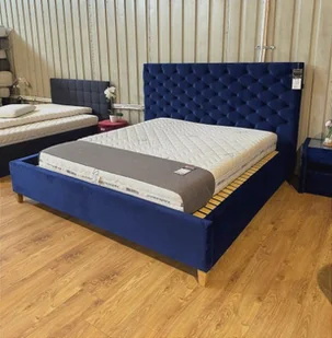 Łóżko Lazio Extra 200x200 z pojemnikiem z ekspozycji Salonu Janki - Dom i wnętrze OUTLET - miniaturka - grafika 1