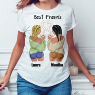 Koszulki i topy damskie - Best Friends - koszulka damska - miniaturka - grafika 1