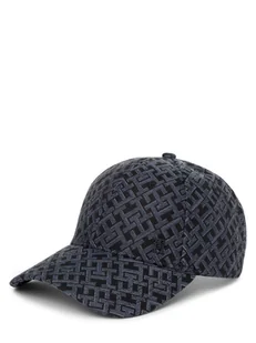Tommy Hilfiger Czapka męska Mężczyźni niebieski wzorzysty, ONE SIZE - Czapki męskie - miniaturka - grafika 1