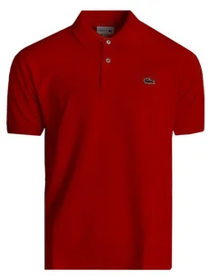 Lacoste, Polówka męska, czerwona, rozmiar XL - Koszulki męskie - miniaturka - grafika 1
