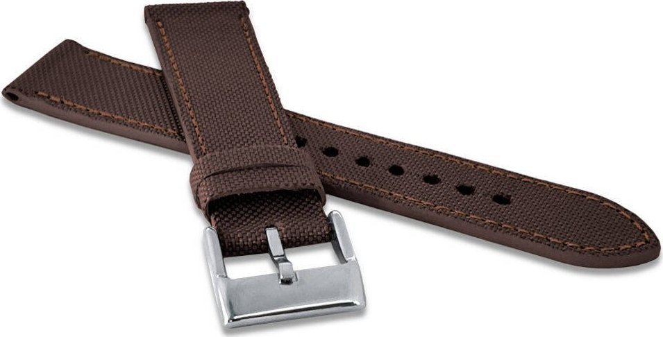 Lavvu Skórzano-materiałowy pasek do zegarka 20 mm Lavvu LSABC20 skóra licowa