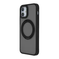 Etui i futerały do telefonów - Etui TECTO SHIELD Secure Spinning Mag do Apple iPhone 12/12 Pro Przezroczysto-czarny - miniaturka - grafika 1