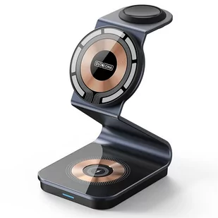DUZZONA W15 - biurkowa ładowarka bezprzewodowa 3w1 15W - Akcesoria do smartwatchy - miniaturka - grafika 1