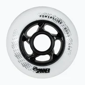Akcesoria do skatingu - Kółka do rolek Powerslide Spinner 84 mm/88A 4 szt. white - miniaturka - grafika 1