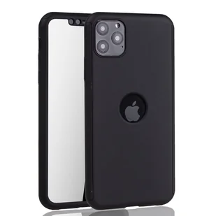 Etui na telefon komórkowy Etui ochronne 360 stopni Osłona ekranu Zderzak Apple Samsung Huawei, Do telefonu komórkowego: Apple iPhone 11 Pro, Kolor: Czarny - Etui i futerały do telefonów - miniaturka - grafika 1