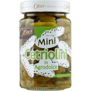 Mini najmniejsze ogórki Korniszony Mini Cetriolini 290g - Citres włoskie - Pasztet i przetwory mięsne - miniaturka - grafika 1