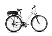 Rowery elektryczne - Romet Rower elektryczny Gazela Rm biało-czarny 20 L - miniaturka - grafika 1
