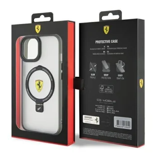 Etui Ferrari Ring Stand 2023 Collection MagSafe na iPhone 15 Plus / 14 Plus - przezroczyste - Etui i futerały do telefonów - miniaturka - grafika 8