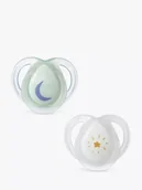 Smoczki uspokajające - 333803 SMOCZEK NIGHT 0-6 MIX 2SZT - miniaturka - grafika 1