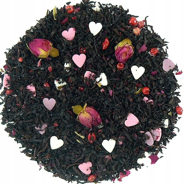 Herbata Czarna Yunnan Black 50 Twarzy Earl Greya Pączki Róży 1kg