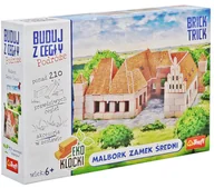 Klocki - Buduj z Cegły Podróże Malbork Zamek Średni Brick Trick 210 el, - miniaturka - grafika 1