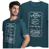 Gadżety dla niej i dla niego - Koszulka na urodziny dowolny wiek Premium vintage made in 20?? a star was born - miniaturka - grafika 1