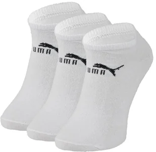 Puma Skarpetki sportowe męskie stopki Basic Sneaker 3pack White 43-46 - Skarpety termoaktywne - miniaturka - grafika 1
