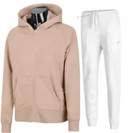 Spodnie sportowe damskie - 4F DAMSKI DRES BAWEĹNA KOMPLET BLUZA SPODNIE / rozm XL - miniaturka - grafika 1