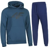 Dresy męskie - 4F OCIEPLANY MÄSKI DRES BAWEĹNA KOMPLET BLUZA SPODNIE / rozm M - miniaturka - grafika 1